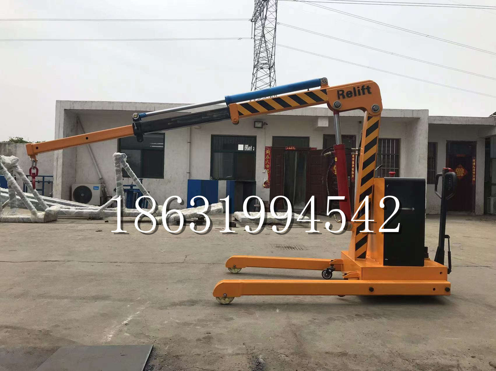 武强县久征定做3吨三轮随车吊 农用园林绿化移树吊 平板工程用小吊机