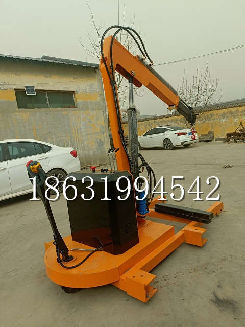 武强县自卸车厢随车吊 自制轮式四不像起重机 四驱平板吊 5吨 贵盛